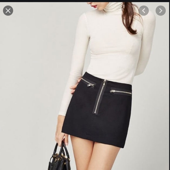 Reformation Black mini skirt - Picture 2 of 2